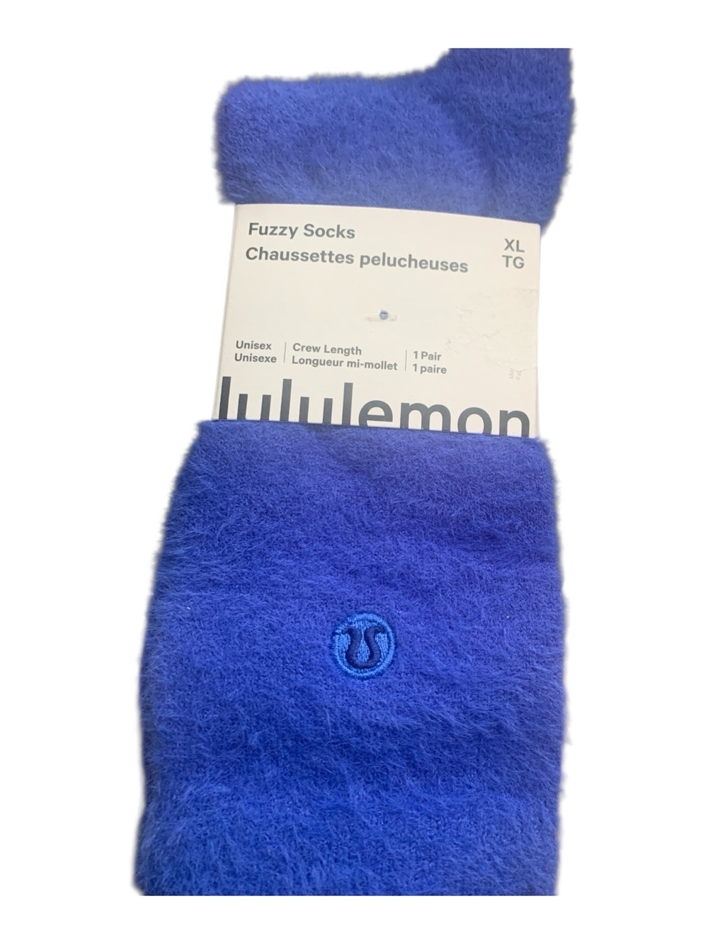 NWT Lululemon fuzzy socks Size XL